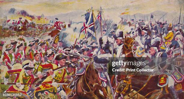 The King's Own Yorkshire Light Infantry. The Battle in the Rosefields at Minden' . The Battle of Minden, 1 August 1759, involved British forces...