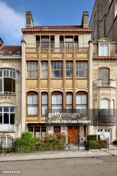 Hotel van Eetvelde, 2-4 Av. Palmeston, Brussels, Belgium, c2014-c2017. Designed by Victor Horta: 1893.