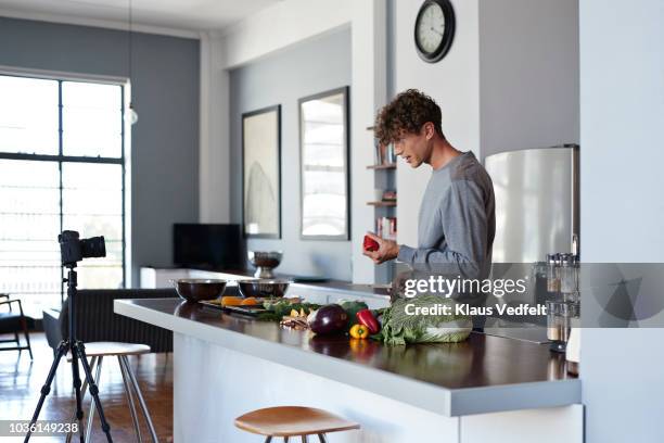 Kitchen Camera View 691 Camera View People Cook Stock Photos, High-Res Pictures, and Images ...
