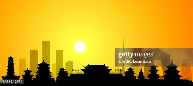 北京地平線 (所有建築物都是完整和可移動的) 北京地平線 (所有建築物都是完整和可移動的)