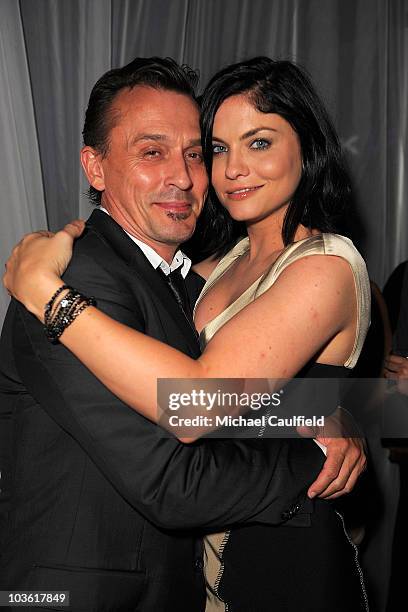 Actors Robert Knepper and Jodi Lyn O'Keefe attend the Amaury Nolasco & Friends Golf Classic closing night after party at Bahia Beach on June 20, 2009...