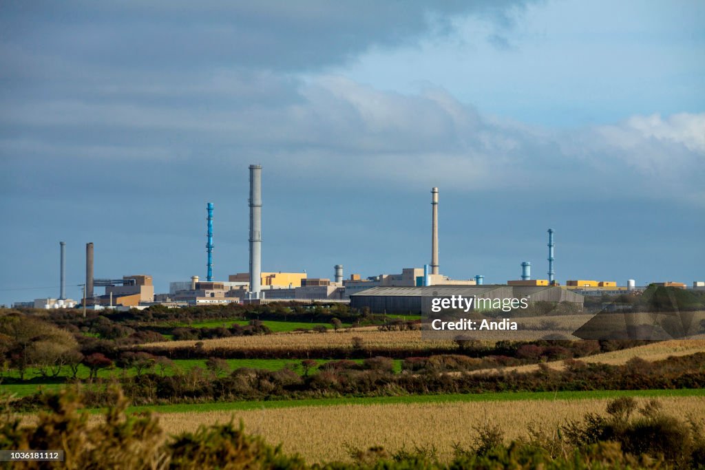 La Hague site, a nuclear fuel reprocessing plant at La Hague, in Normandy, northern France