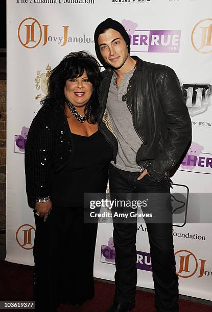 Actress Cher Rue and Brandon Trentham attend "A Christmas Story" Fashion Benefit for the Amanda Foundation at Club Eleven on December 5, 2009 in Los...