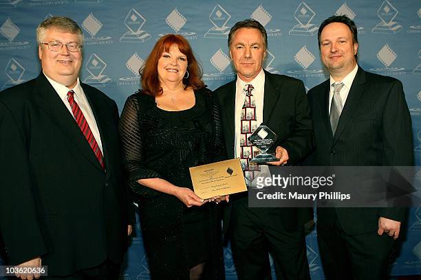 Scott Wood, Linda White, Rich Nevens and Tom Graham winner Technical Award for Avid/Digidesign Pro Tools 8 during the 46th Annual Cinema Audio...