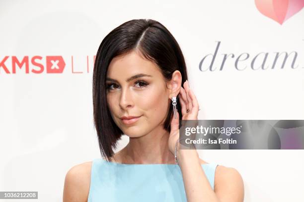 German singer Lena Meyer-Landrut attends the Dreamball 2018 at WECC Westhafen Event & Convention Center on September 19, 2018 in Berlin, Germany.