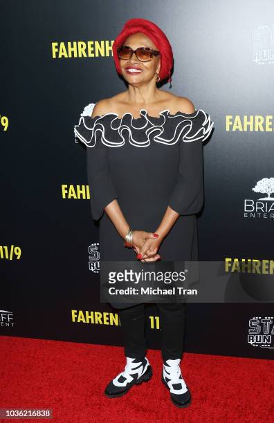 Jennifer Lewis attends the Los Angeles premiere of Briarcliff Entertainment's "Fahrenheit 11/9" held at Samuel Goldwyn Theater on September 19, 2018...