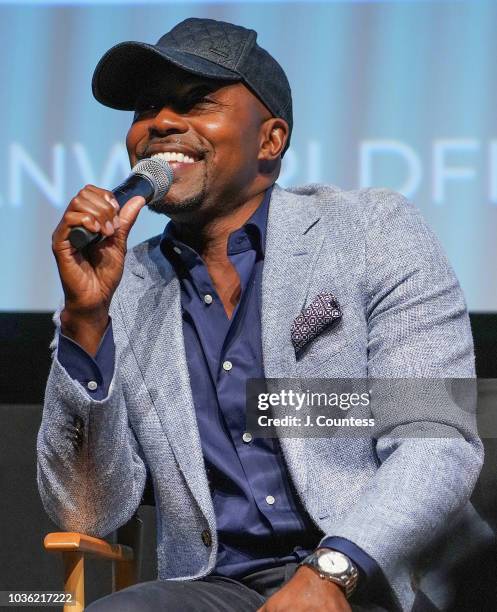 Producer Will Packer speaks at the Q&A follwing the premiere of Night School during the 2018 Urbanworld Film Festival at SVA Theater on September 19,...