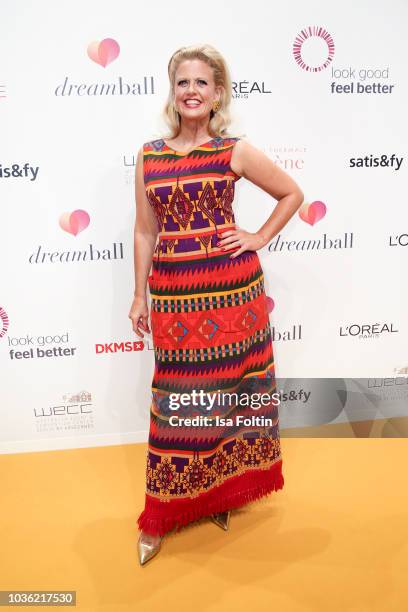 German presenter Barbara Schoeneberger attends the Dreamball 2018 at WECC Westhafen Event & Convention Center on September 19, 2018 in Berlin,...