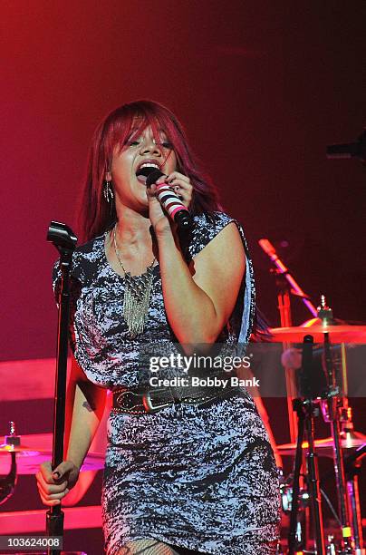 Allison Iraheta opens for Adam Lambert at St George Theatre on August 24, 2010 in New York City.