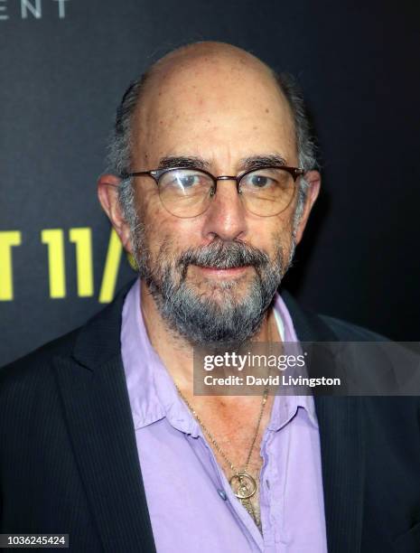 Richard Schiff attends the premiere of Briarcliff Entertainment's "Fahrenheit 11/9" at Samuel Goldwyn Theater on September 19, 2018 in Beverly Hills,...