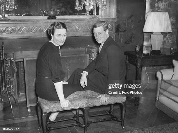 The Duke and Duchess of Windsor spend the New Year at the Villa La Croe near Cap d'Antibes, on the French Riviera, 1st January 1939.