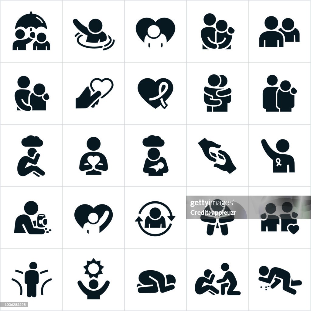 Depression and Anxiety Icons