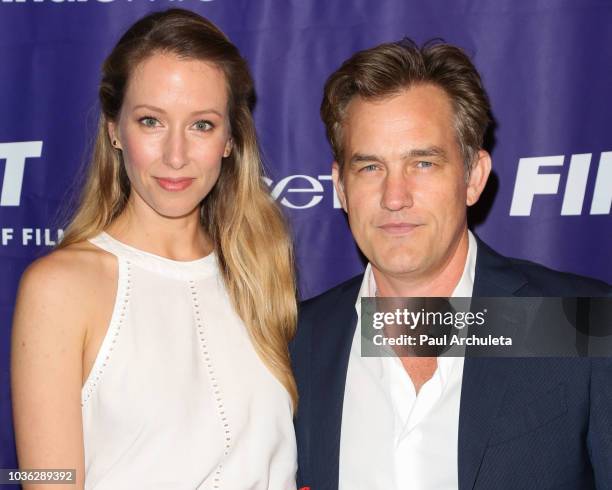 Actors Alexis Boozer Sterling and Maury Sterling attend the 19th Annual FINE CUT Festival Of Films hosted by KCET at DGA Theater on September 19,...