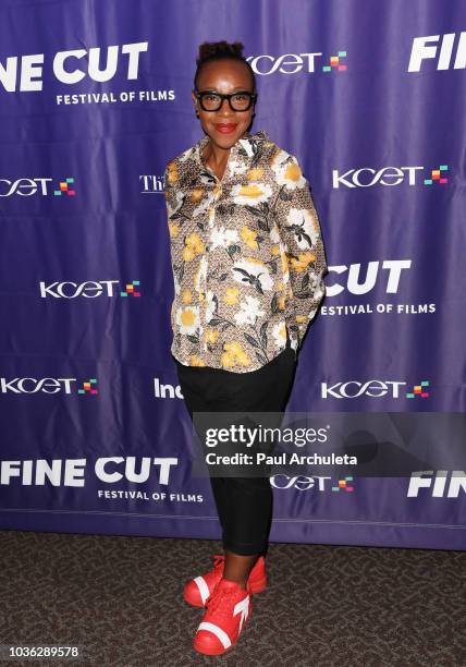 Actor Marianne Jean-Baptiste attends the 19th Annual FINE CUT Festival Of Films hosted by KCET at DGA Theater on September 19, 2018 in Los Angeles,...