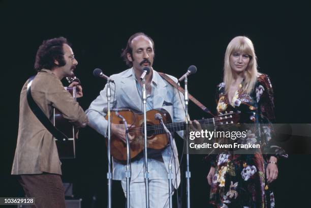 American folk trio Peter, Paul and Mary, circa 1978.