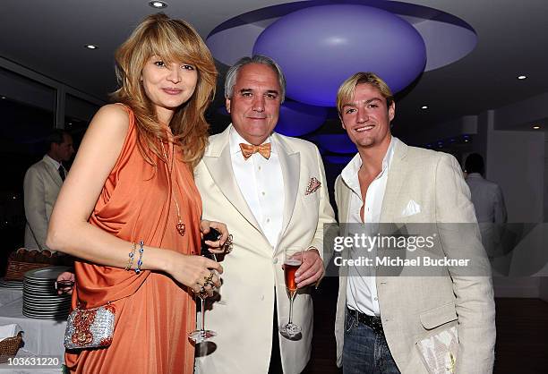 Gulnara Karimova, Chairman of Palisades Pictures Vincent Roberti and Matthew Assante attend the Palisades Media Corp and Vin Roberti Salute...