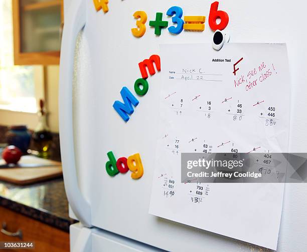 Failing Math Grade Graded Test Photos and Premium High Res Pictures - Getty Images