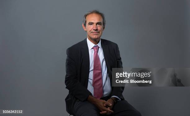 Socrates Lazaridis, chief executive officer of Hellenic Exchanges SA, poses for a photograph following a Bloomberg Television interview in London,...