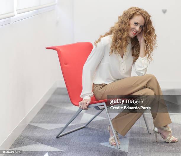 Actress Maria Castro attends a FEC press conference at FEC office on September 20, 2018 in Madrid, Spain.