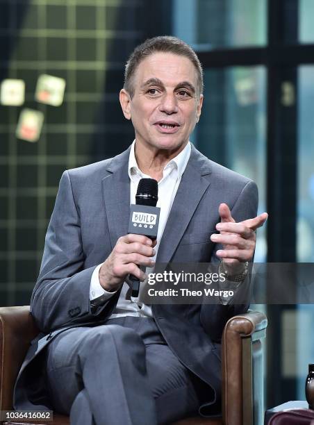 Tony Danza visits Build at Build Studio on September 19, 2018 in New York City.