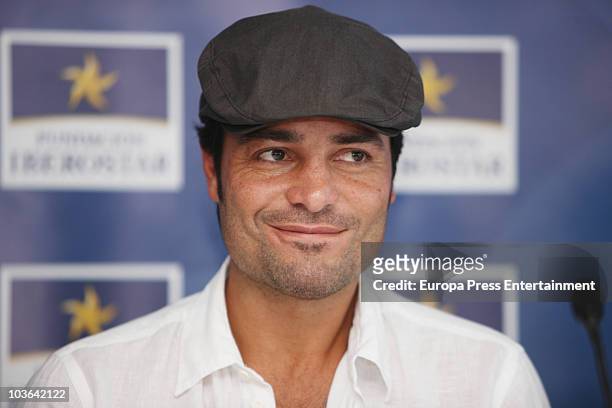 Chayanne attends a press conference to present a charity concert for Unicef and Fundacion Iberostar on August 25, 2010 in Palma de Mallorca, Spain.