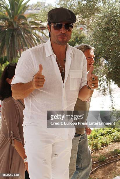 Chayanne attends a press conference to present a charity concert for Unicef and Fundacion Iberostar on August 25, 2010 in Palma de Mallorca, Spain.