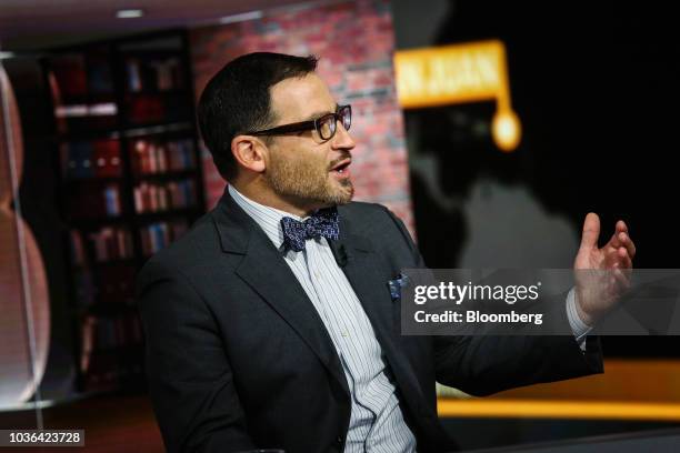 David Tawil, president and co-founder of Maglan Capital LP, speaks during a Bloomberg Television interview in New York, U.S., on Thursday, Sept. 20,...