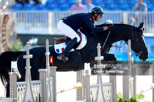 Nicolas riding Ilex VPduring the FEI World Equestrian Games 2018 on September 19, 2018 in Tryon, United States of America.