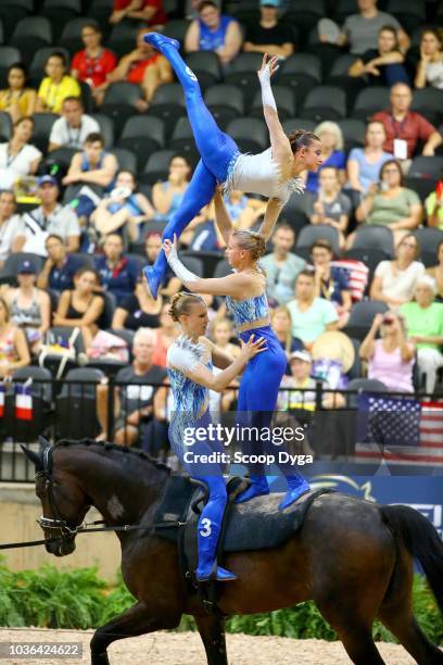 Team Switzerland during the FEI World Equestrian Games 2018 on September 19, 2018 in Tryon, United States of America.