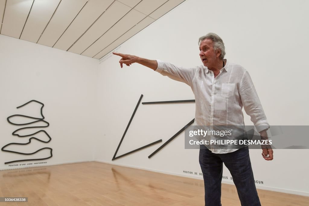 Venet French visual artist Bernar Venet presents his works to the... News ...