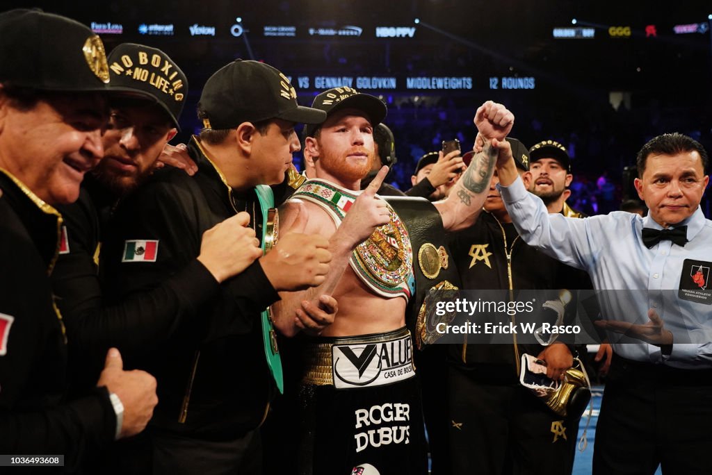 Canelo Alvarez vs Gennady Golovkin, WBA/WBC/IBO World Middleweight Title