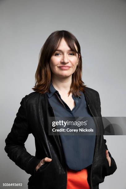 Actor Emily Mortimer from the film "A Vigilante" poses for a portrait in the Getty Images Portrait Studio Powered by Pizza Hut at the 2018 SXSW Film...