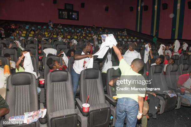 General view of the atmosphere during the 'Smallfoot' special screening with The Ludacris Foundation at Regal Atlantic Station on September 19, 2018...