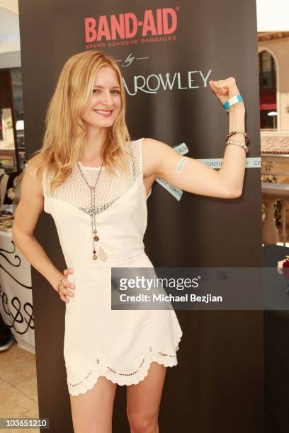 Actress Sorel Carradine at the Band-Aid booth during Kari Feinstein Primetime Emmy Awards Style Lounge Day 1 held at Montage Beverly Hills hotel on...