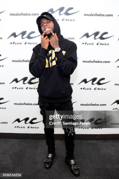 6lack visits Music Choice on September 20, 2018 in New York City.