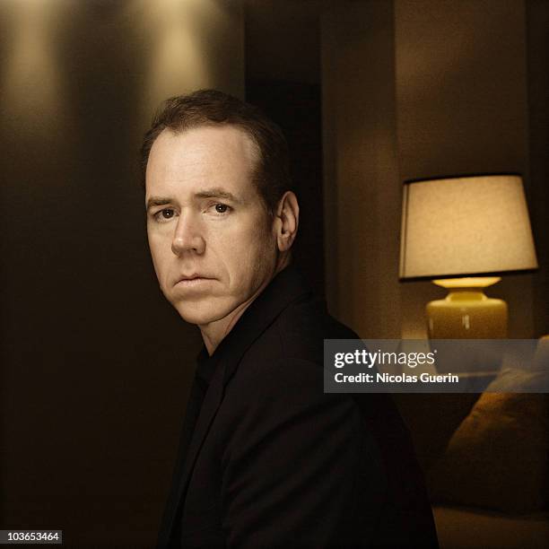 Writer Bret Easton Ellis poses at a portrait session for Self Assignment in Los Angeles on February 9, 2009.