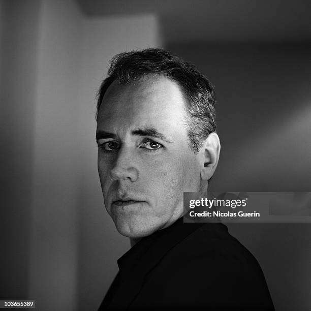 Writer Bret Easton Ellis poses at a portrait session for Self Assignment in Los Angeles on February 9, 2009.