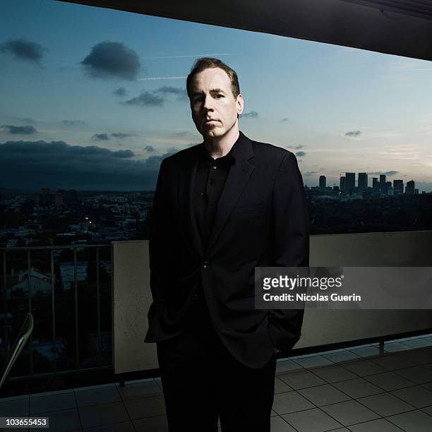 Writer Bret Easton Ellis poses at a portrait session for Self Assignment in Los Angeles on February 9, 2009.