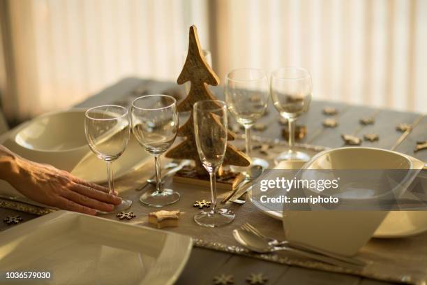 private dinner table - gefreiter stock-fotos und bilder