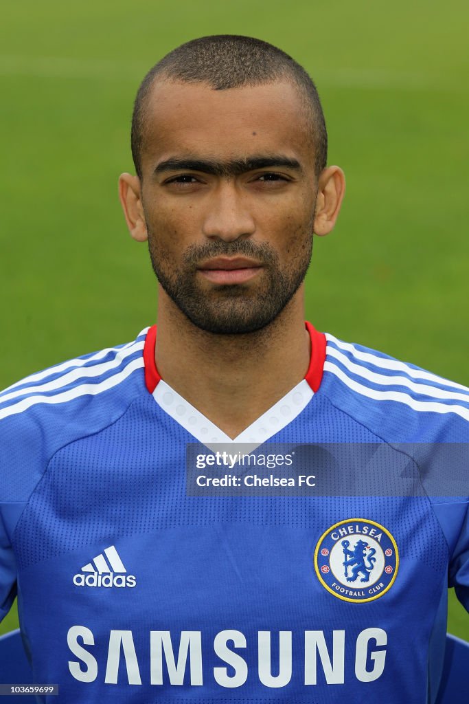Chelsea Rintala Jose Bosingwa of Chelsea poses for a headshot at the Cobham Training ...