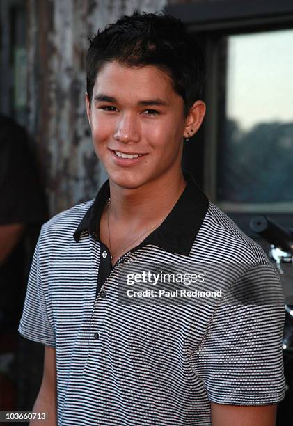 Actor Boo Boo Stewart arrives at the 2010 Sunset Strip Music Festival - Slash Tribute at House of Blues Sunset Strip on August 26, 2010 in West...