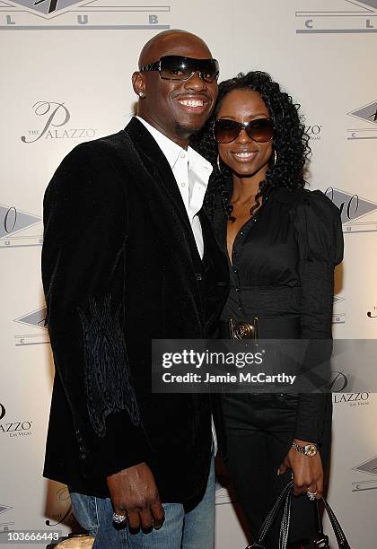 Antonio Tarver and Denise Tarver attend The Grand Opening of Jay-Z's 40/40 Club At The Palazzo Hotel Las Vegas December 30, 2007