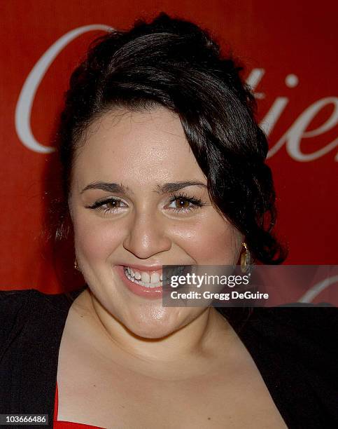 Actress Nikki Blonsky arrives at the 2008 Palm Springs International Film Festival Awards Gala at the Palm Springs Convention Center on January 5,...