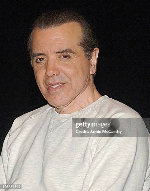 Actor-playwright Chazz Palminteri performs in "A Bronx Tale" Special Performance for Fidelity Futurestage Students at the Walter Kerr Theatre on...