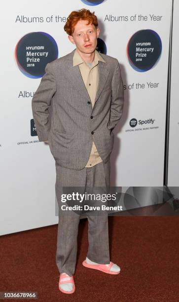 King Krule attends the Hyundai Mercury Prize 2018 at Eventim Apollo on September 20, 2018 in London, England.