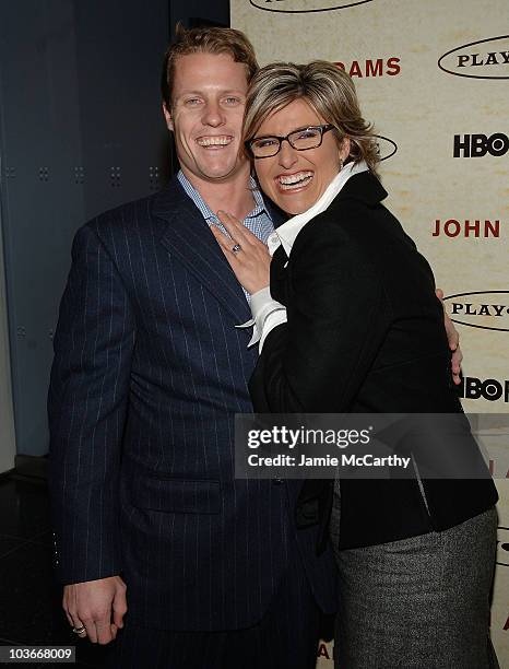 Howard Gould and Ashleigh Banfield attend the "John Adams" New York Premiere at Museum of Modern Art on March 3,2008 in New York