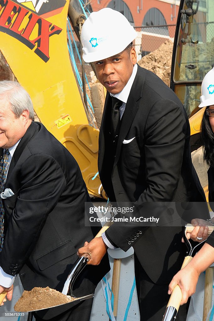 Barclays Center At Atlantic Yards Groundbreaking Ceremony