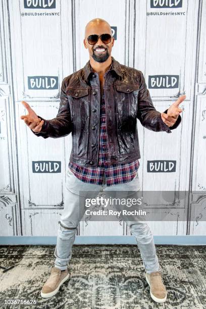 Actor Shemar Moore discusses "S.W.A.T." with the Build Series at Build Studio on September 20, 2018 in New York City.