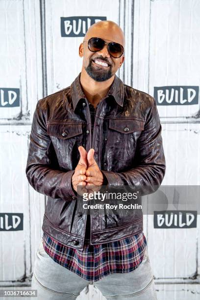 Actor Shemar Moore discusses "S.W.A.T." with the Build Series at Build Studio on September 20, 2018 in New York City.