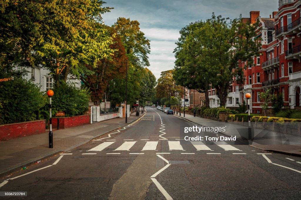 Abbey Road with the most famous road crossing in the World